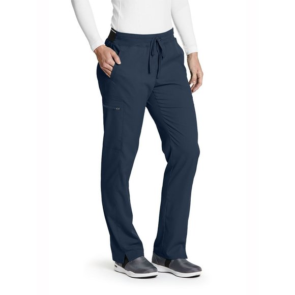 Grey S Anatomy Stretch GRSP500 Women S Kim Cargo Scrub Pant Steel S - Picture 1 of 1